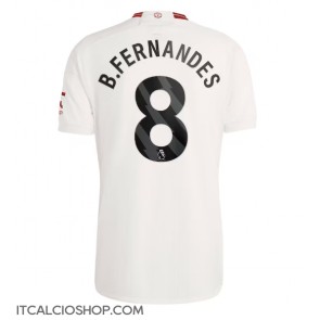 Manchester United Bruno Fernandes #8 Terza Maglia 2023-24 Manica Corta